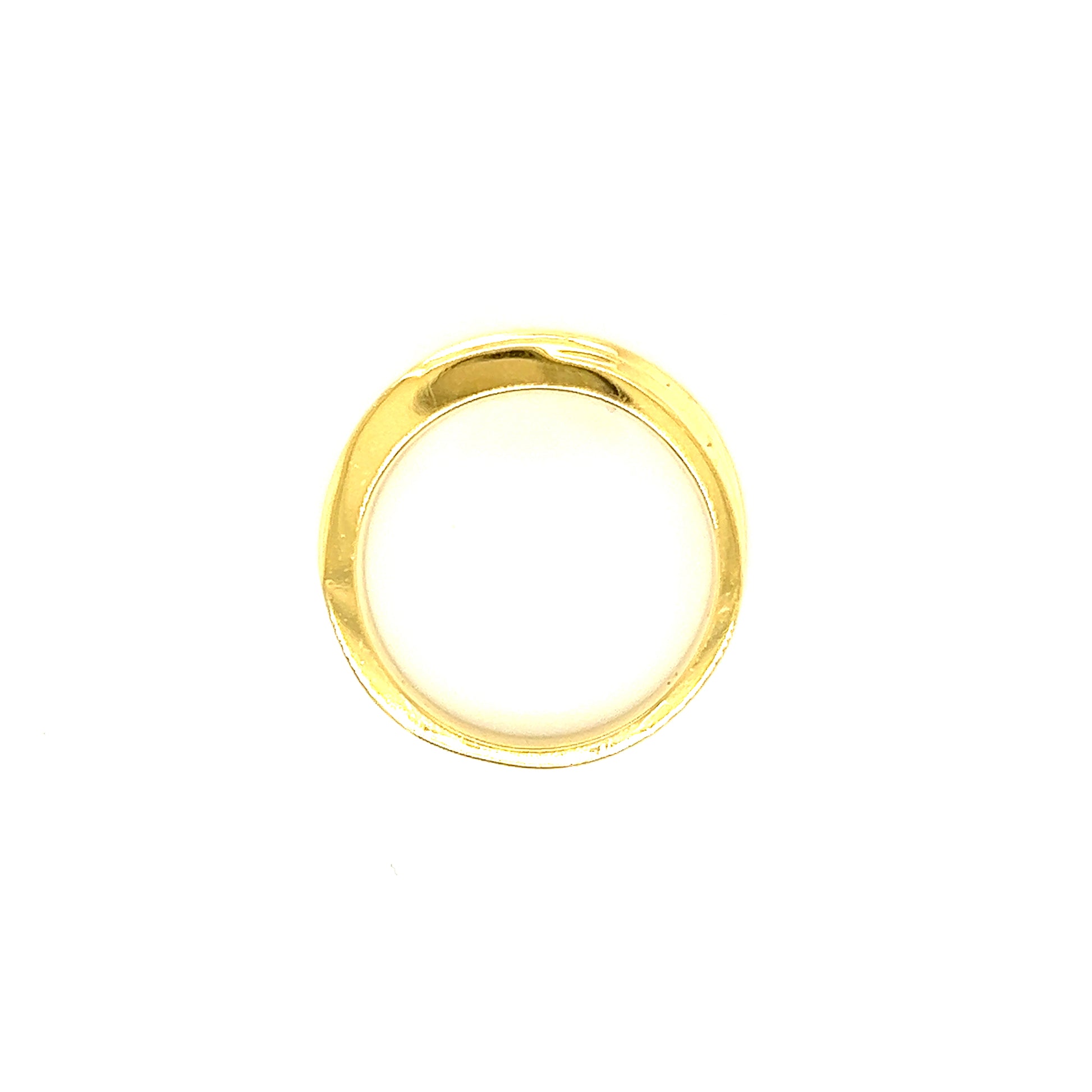 Diamond Ring with 0.21ctw of Diamonds in 14K Yellow Gold Top View