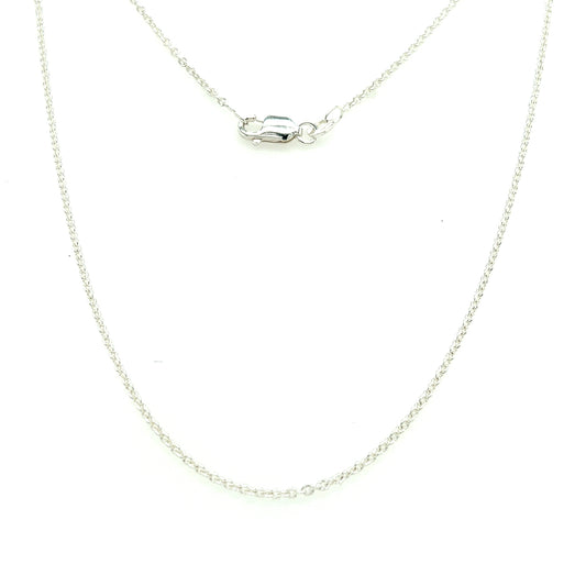 Cable Chain 1.5mm in Sterling Silver Full Chain View