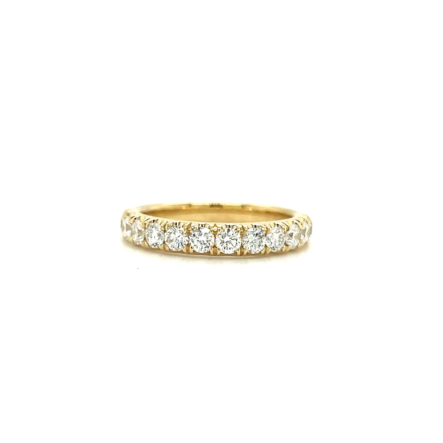 Diamond Ring with 0.86ctw of Diamonds in 14K Yellow Gold Front View