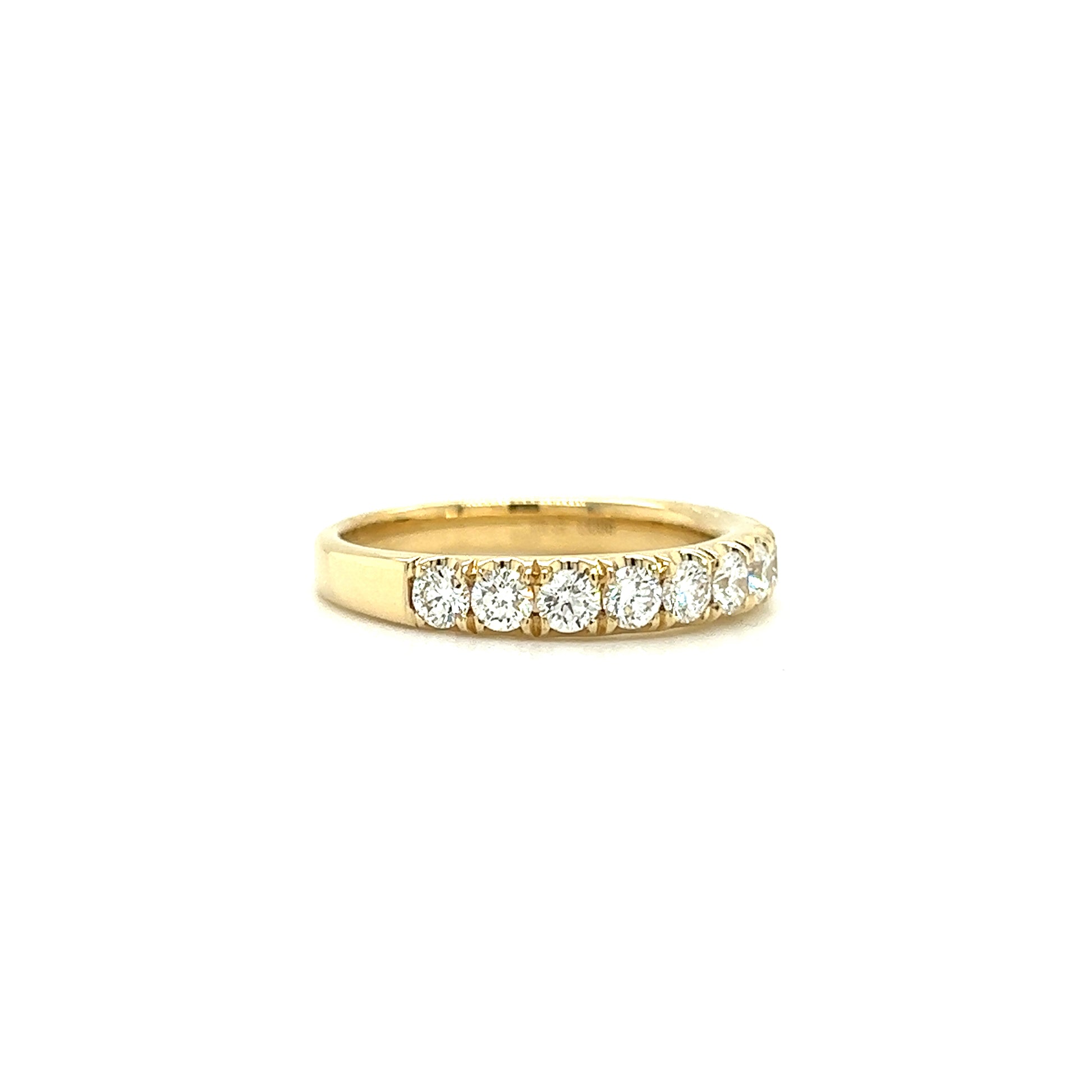 Diamond Ring with 0.86ctw of Diamonds in 14K Yellow Gold Left Side View