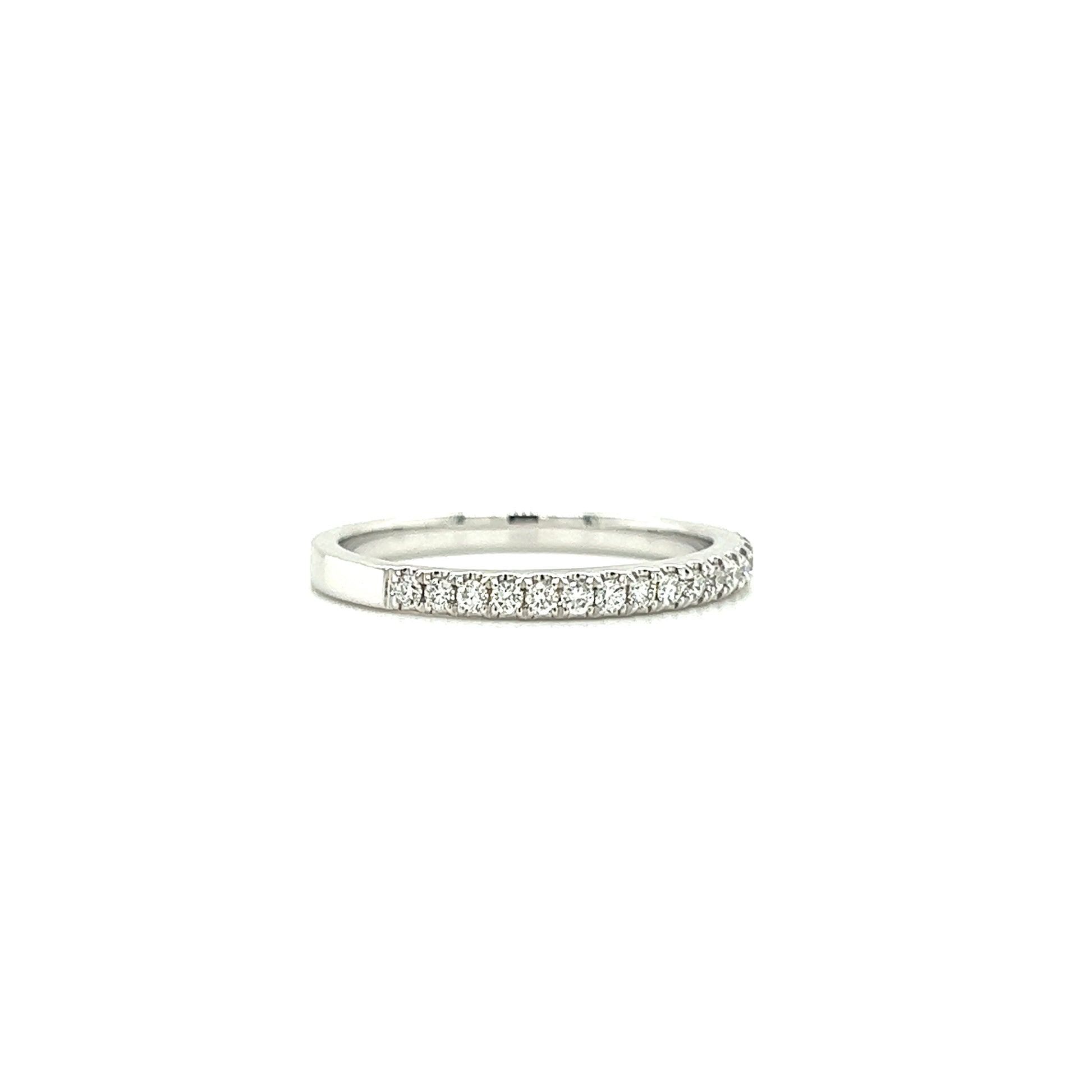 Diamond Ring with 0.24ctw of Diamonds in 14K White Gold Left Side View