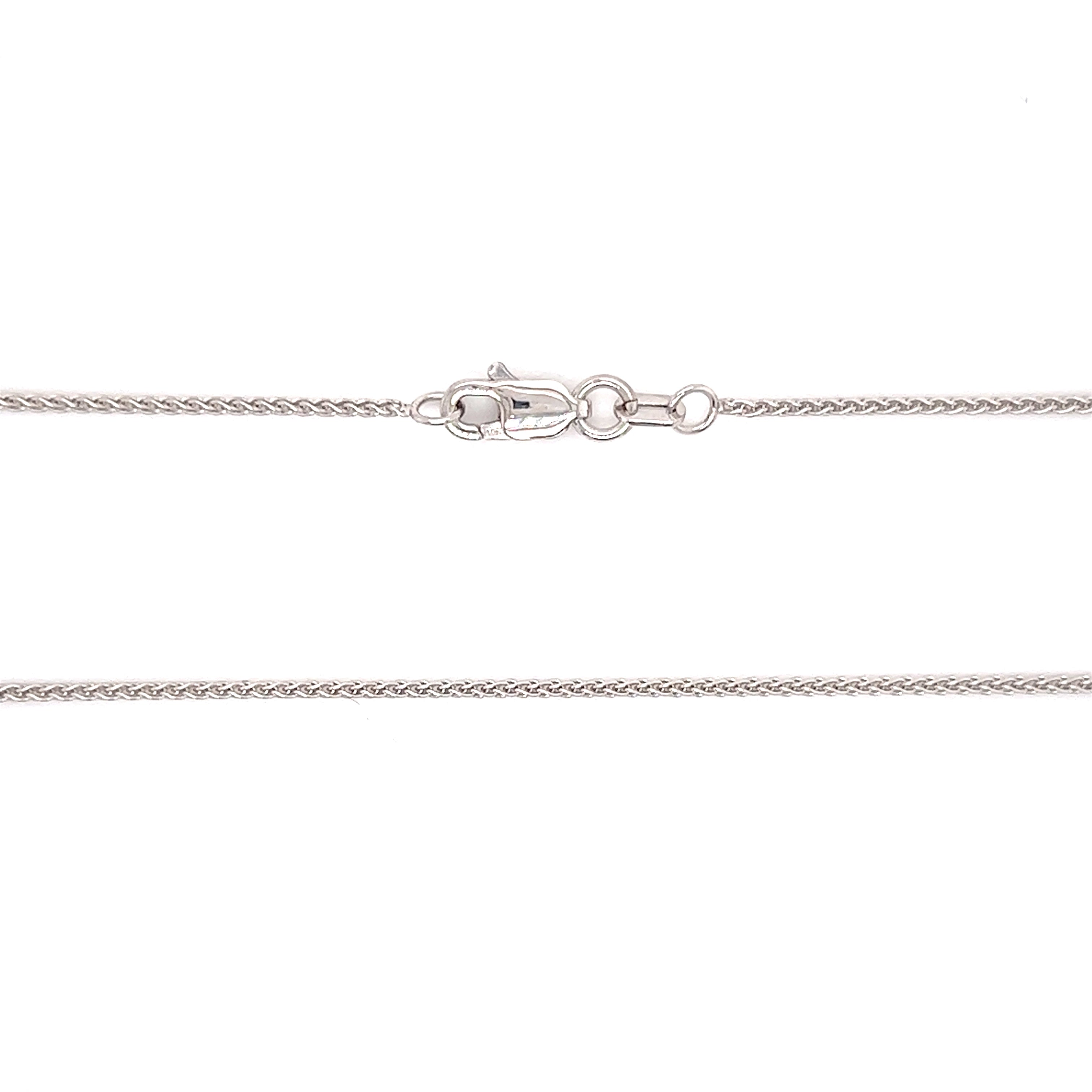 10K White Gold 22 Inch Solid Box Chain Necklace - JCPenney