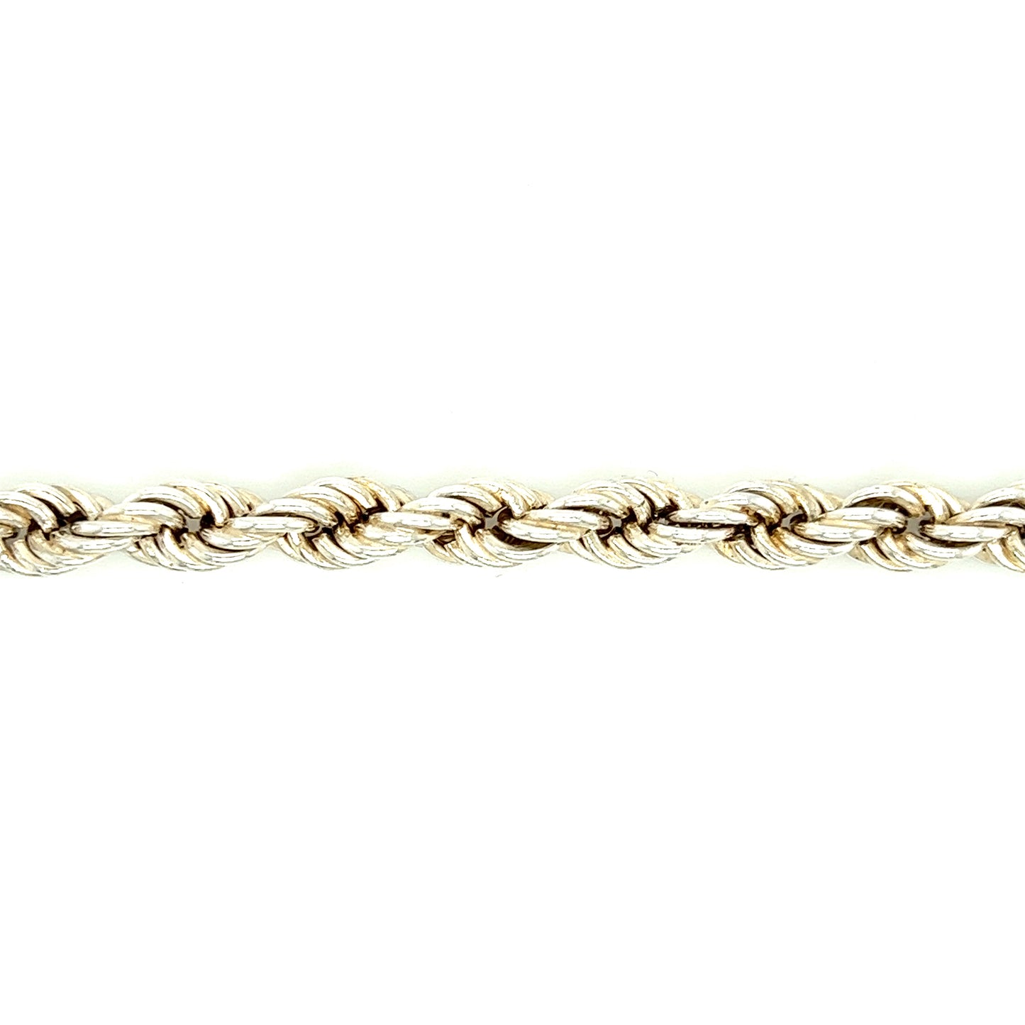 Rope Chain 6mm with 20in Length in Sterling Silver Chain View