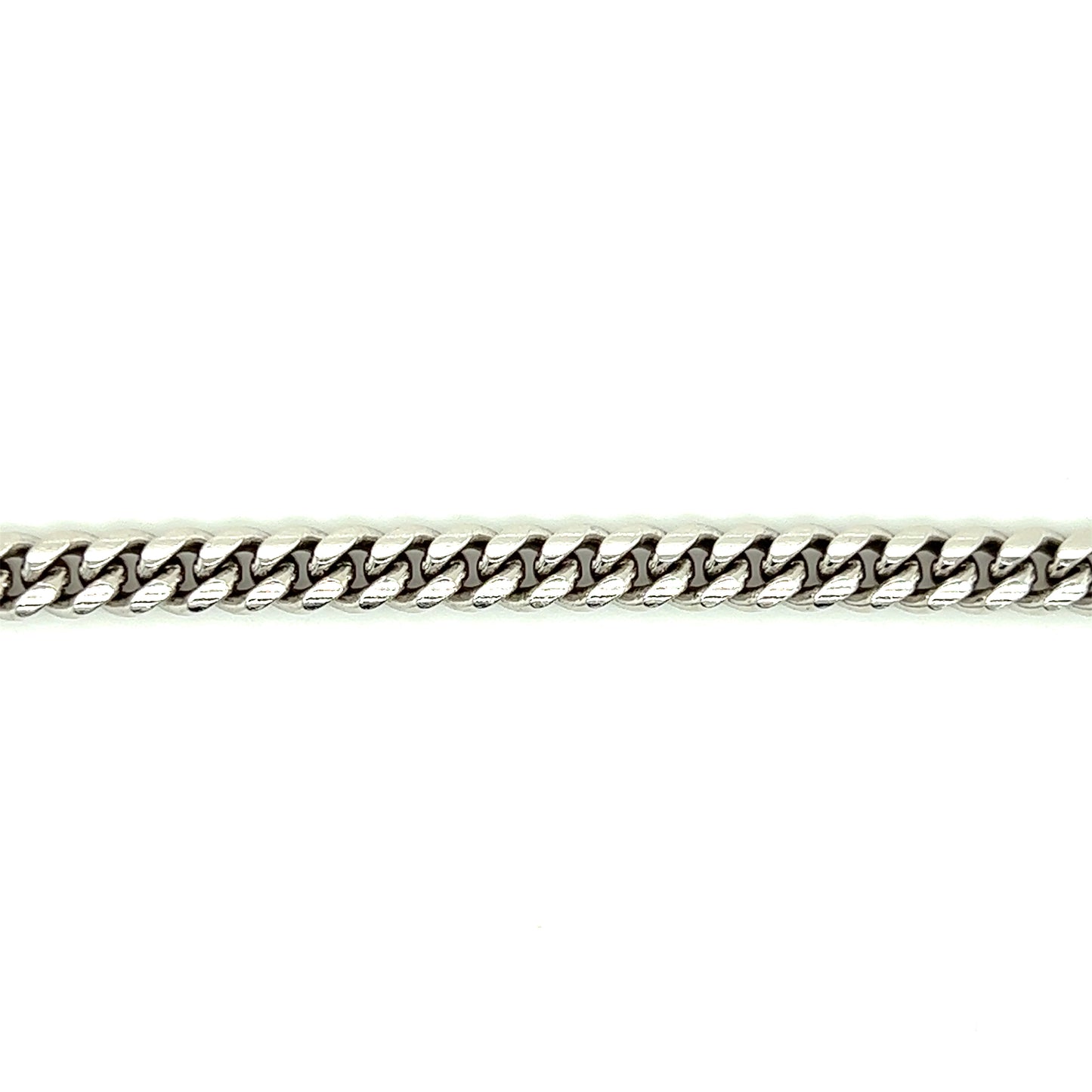 Curb Chain 4.9mm with 24in Length in Sterling Silver Chain View