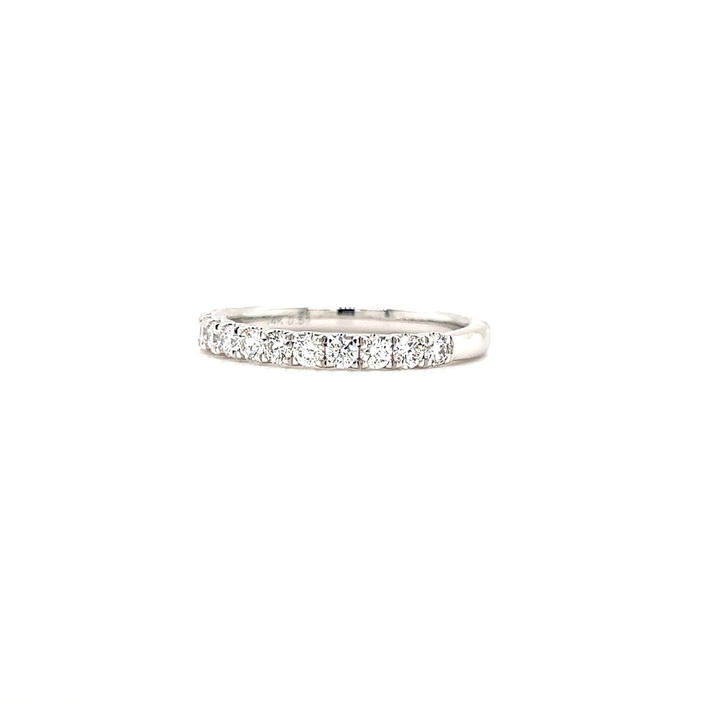 Diamond Ring with 0.51ctw of Diamonds in 14K White Gold Right Side View
