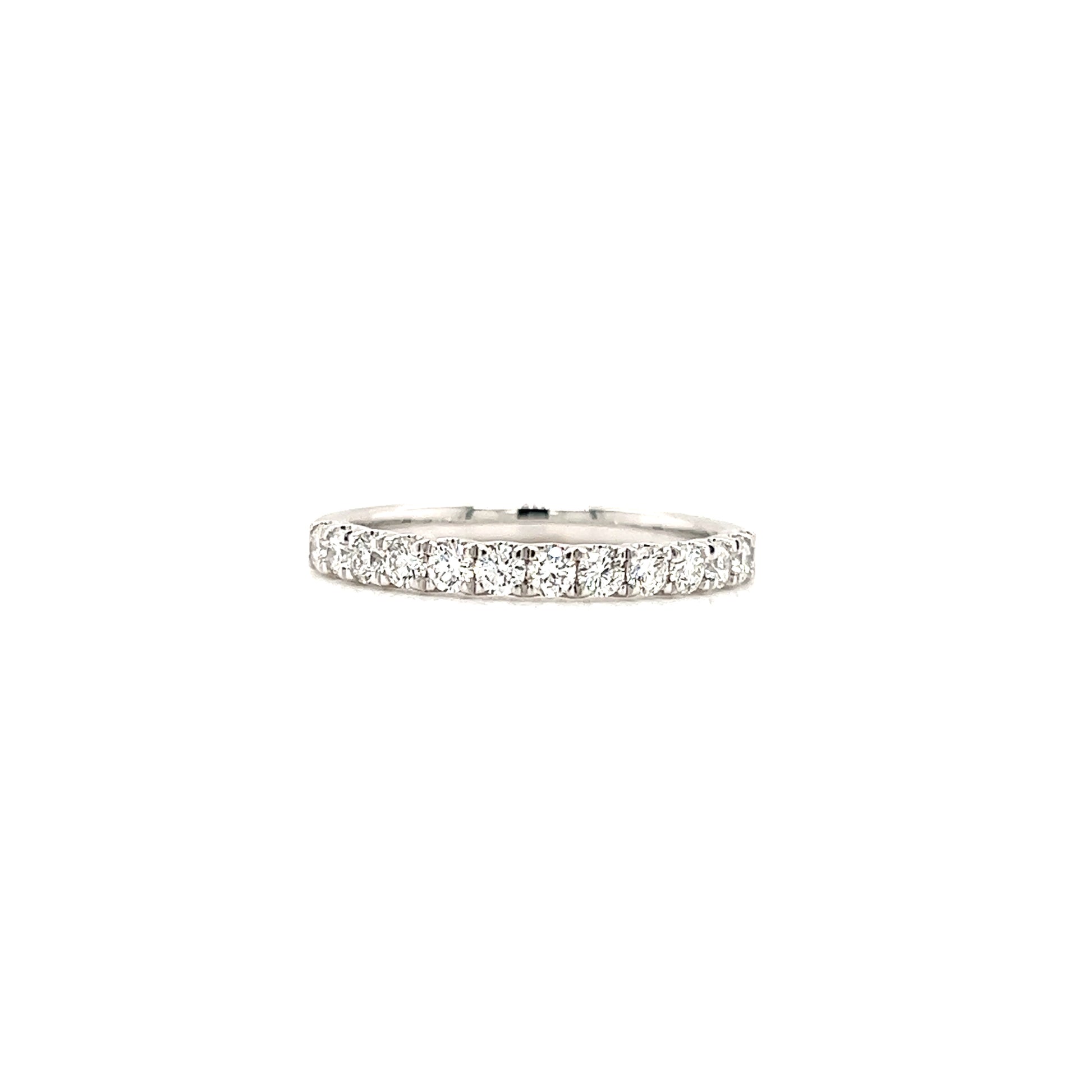 Diamond Ring with 0.51ctw of Diamonds in 14K White Gold Front View