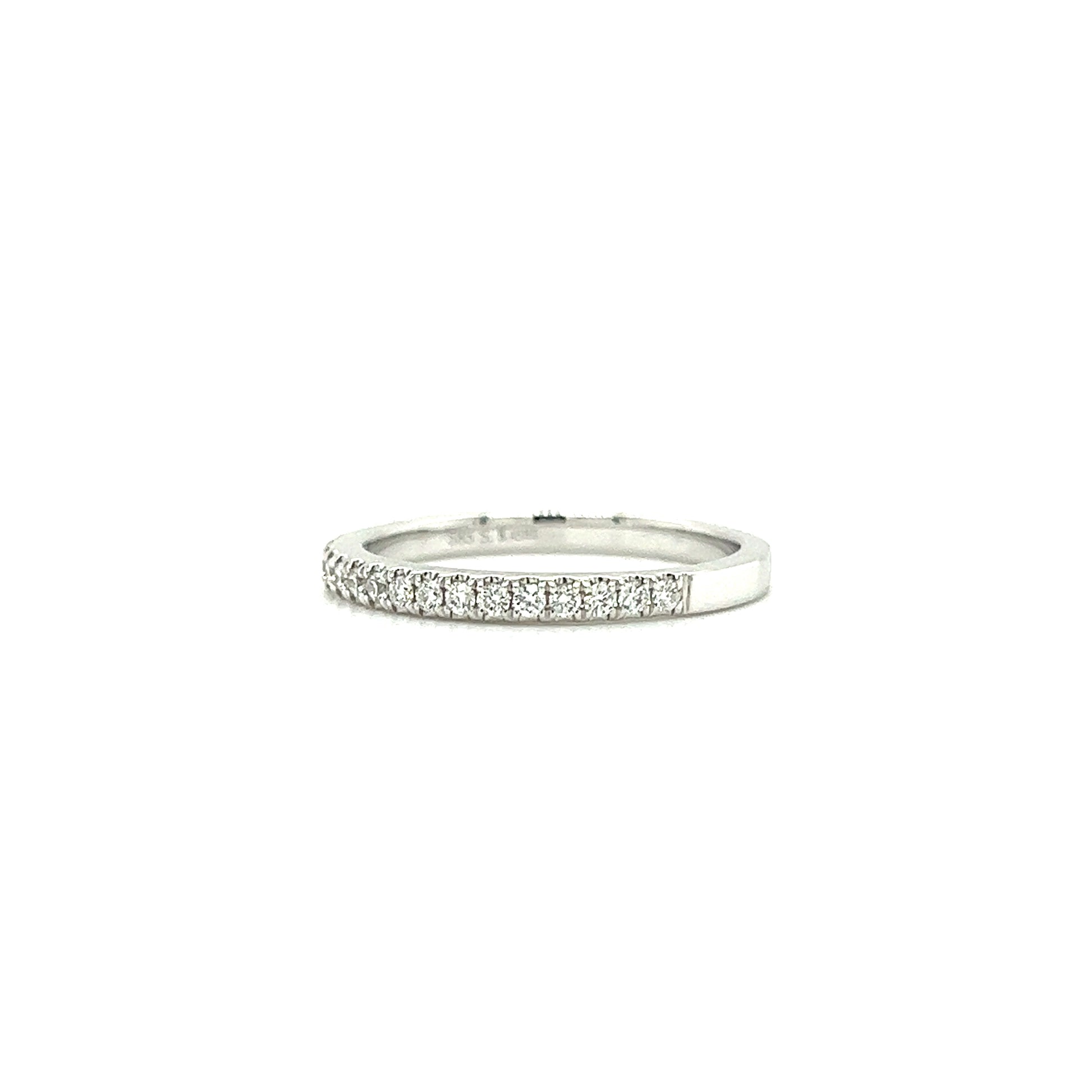 Diamond Ring with 0.24ctw of Diamonds in 14K White Gold Right Side View