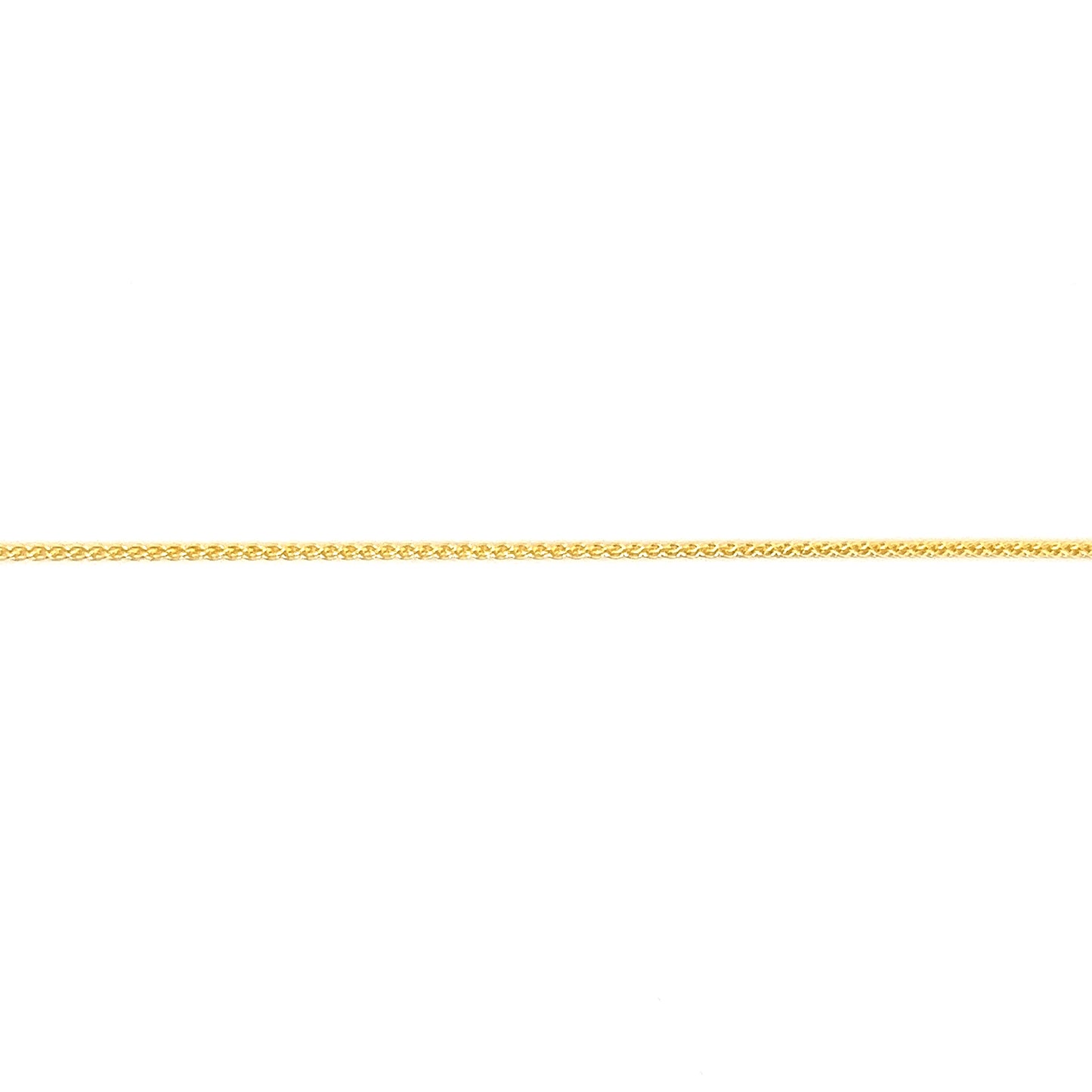 Round Wheat Chain 1.05mm in 14K Yellow Gold Chain View